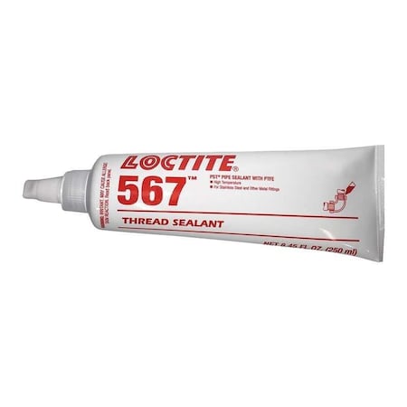 Loctite 567 PST Thread Sealant, High Temperature, 6 ml Tube LOC56707